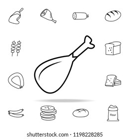 turkey icon. Food icons universal set for web and mobile