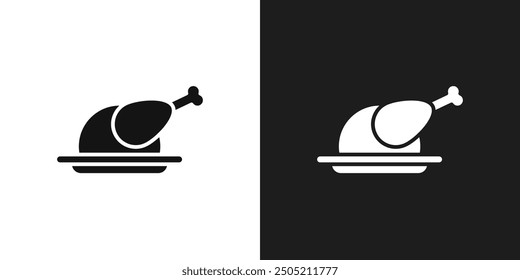 Turkey icon logo set vector