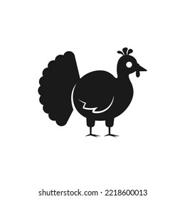 Turkey icon on white background.