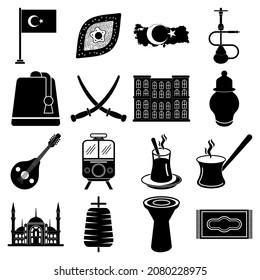 Symbol-Vektorsymbol der Türkei