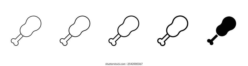 turkey icon Simple outline illustration