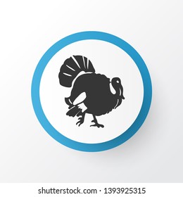 Turkey icon symbol. Premium quality isolated poultry element in trendy style.