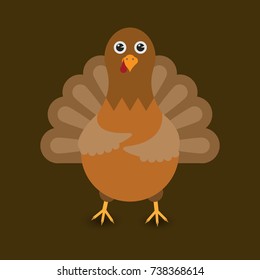 Turkey icon. Vector illustration