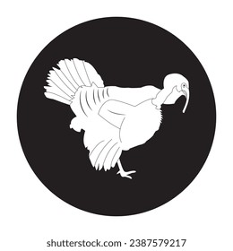 Turkey icon vector illustration symbol design