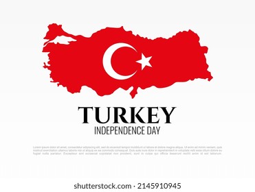 Turkey independence day background for celebration on October 29.