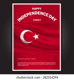 Turkey Independence Day poster