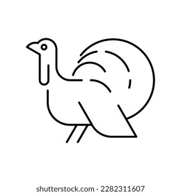 Turkey Logo. Icon design. Template elements