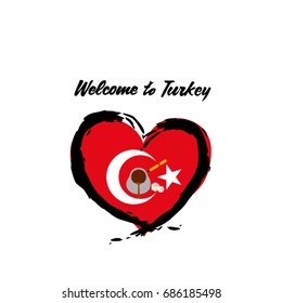 turkey logo. vector