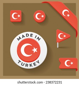 Turkey Made Symbol Collection