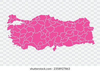 Turquía Map Fuscia Color del fondo archivos de calidad png