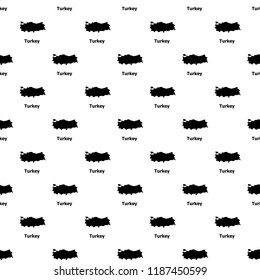 Turkey map icon. Simple illustration of turkey map vector icon for web