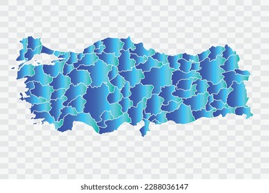 Turkey Map teal blue Color Background quality files png