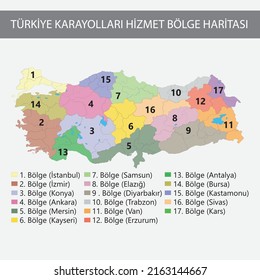 Turkey map turkish geography city