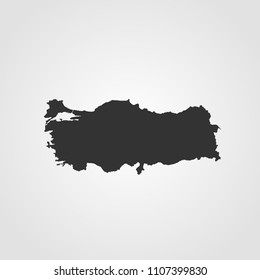 turkey map vector