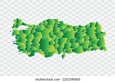Turkey Map yellowish green Color Background quality files png