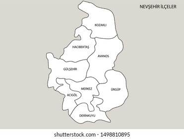 107 Nevsehir map Images, Stock Photos & Vectors | Shutterstock