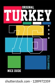 turkey nice dude,t-shirt design