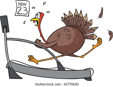 Turkey On A Treadmill