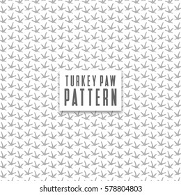 Turkey Paw Pattern