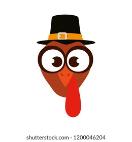 turkey with pilgrim hat