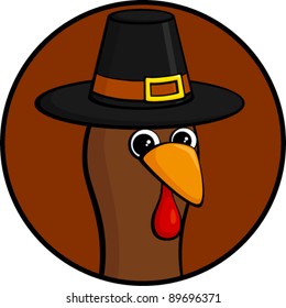 Turkey With Pilgrim Hat