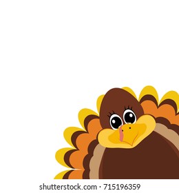 Turkey Pilgrimin on Thanksgiving Day