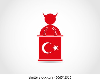 Turkey Podium Speech Evil People