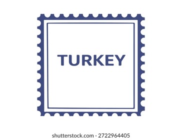 Ícone do vetor do selo postal da Turquia sobre um fundo branco
Carimbo de correio vetorial sobre fundo branco