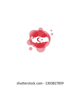 Turkey Red Bubble Logo Inspirations Template