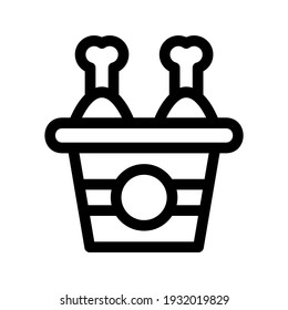 turkey roast icon or logo isolated sign symbol vector illustration - high quality black style vector icons
