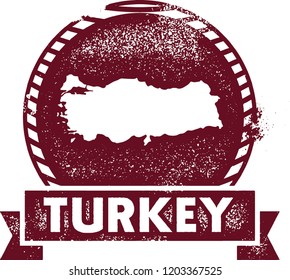 Turkey Rubber Stamp