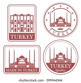 Turkey. Rubber and stamp