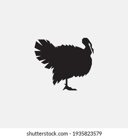 Turkey silhouette icon. Turkey logo.