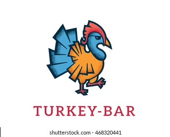 turkey stylish in sunglasses dancing