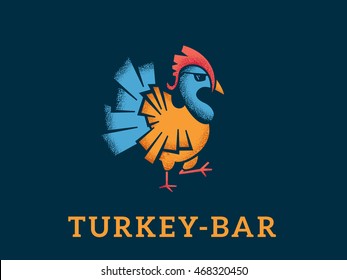 turkey stylish in sunglasses dancing