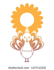 turkey and sunflower design