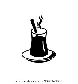 Turkey tea icon, Turkey tea vector sign symbol