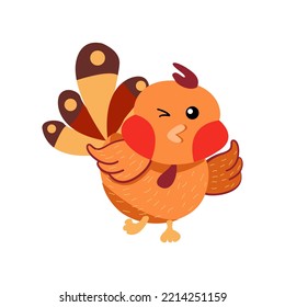 turkey thanksgiving cartoon. Autumn cartoon characters,happy animal autumn ,Cartoons are suitable for stationery, baby items, cute items, shirts, prints, kitchen items, baking, stationery ,etc.