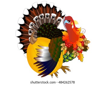 Turkey for Thanksgiving design.