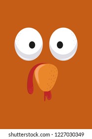 turkey thanksgiving funny character poster