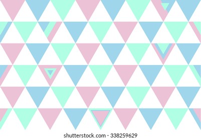 Turkey Top Colors Background Triangle Polygon 2015 Vector Illustration