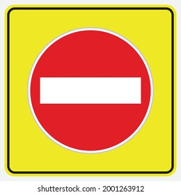 Turkey Traffic Sign: Path Without Entry (TT-4)