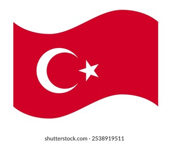 Turquía Türkiye Forma turca Ondeando Circulo Circular Euros Bandera Icon Logotipo Vector EPS PNG Transparente Sin Fondo Clip Arte 