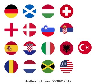 Turquía Türkiye Forma turca Ondeando Circulo Circular Euros Bandera Icon Logotipo Vector EPS PNG Transparente Sin Fondo Clip Arte 