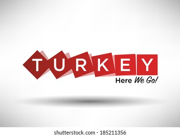 Turkey Typography Design
