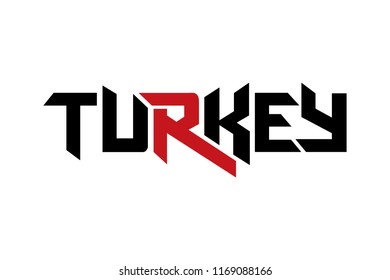 Turkey typography design vector, for t-shirt, poster and other uses