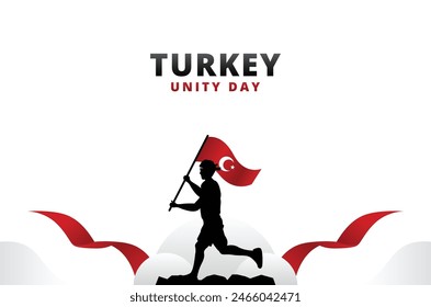 Turkey Unity Day Vector Design Illustration