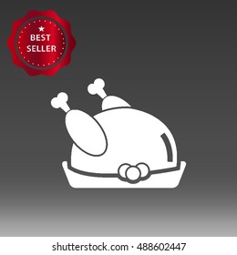 Turkey Vector Icon Illustration