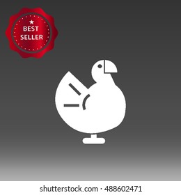 Turkey Vector Icon Illustration