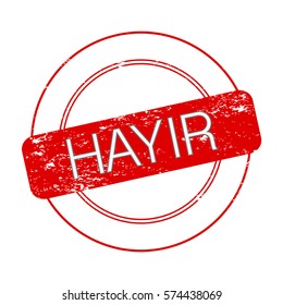 Turkey vote vector sign